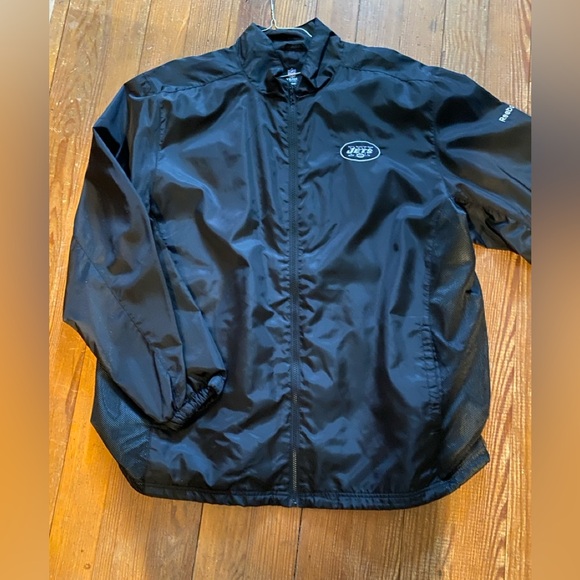 Reebok Other - Reebok NY JETS BLACK Men's Lightweight Track Jacket XXL